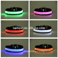 no logo print nylon wholesale Dog Products Led Dog collar with Insulation sheet in stock!